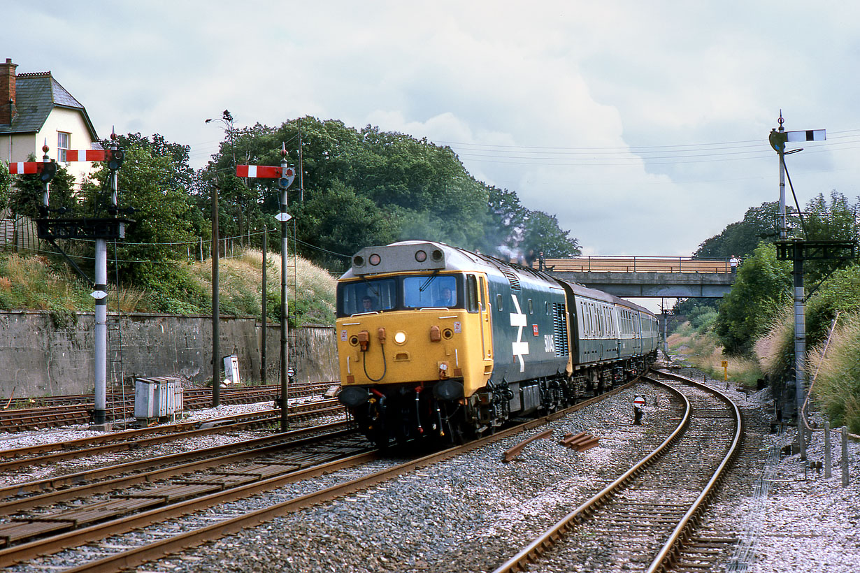 50045 Tiverton Junction 14 July 1985