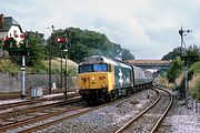 50045 Tiverton Junction 14 July 1985