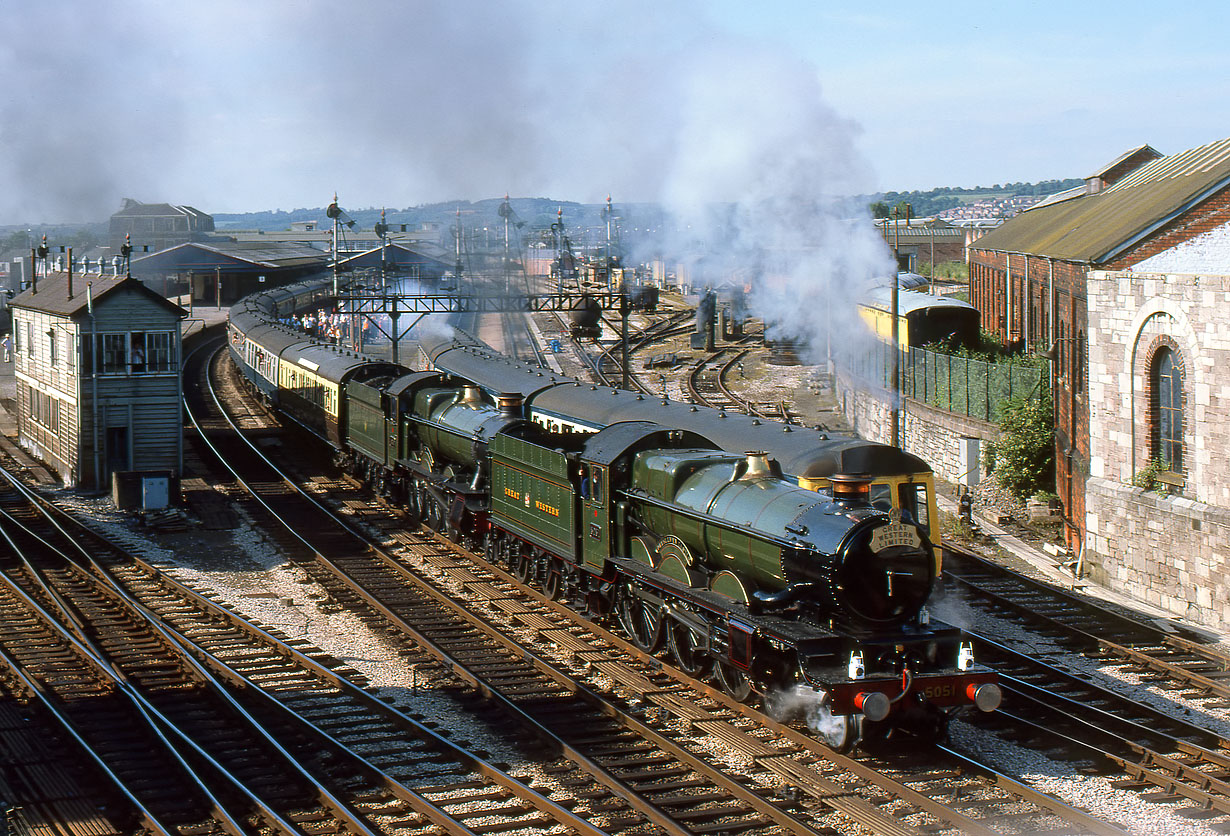 5051 & 4930 Newton Abbot 7 July 1985